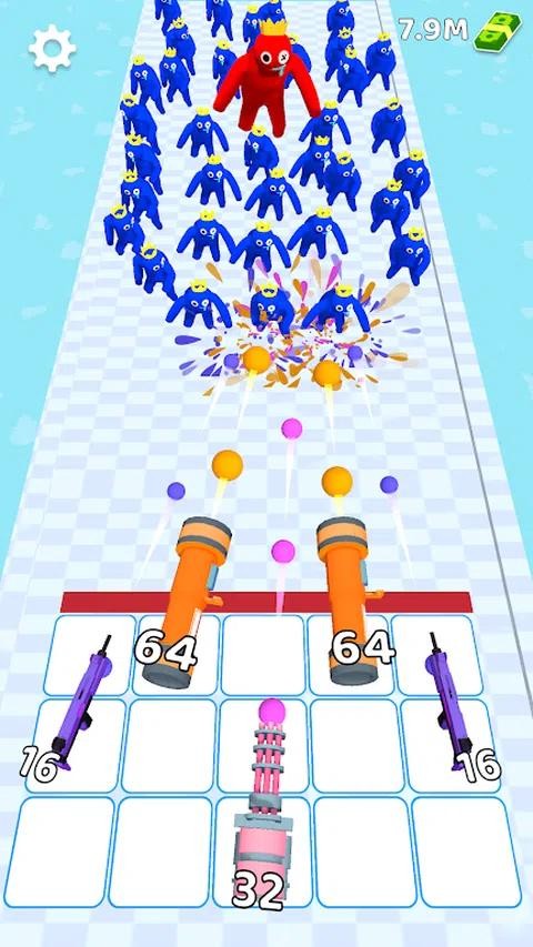 收集合并射击跑