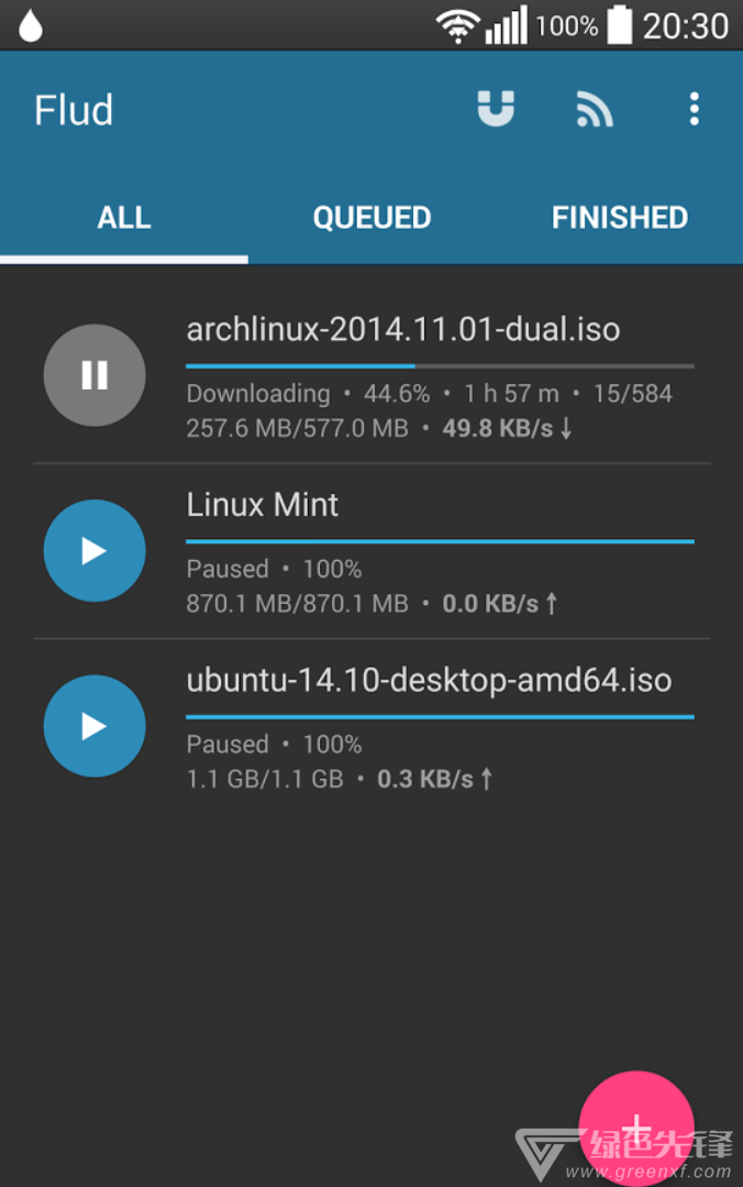 Flud(安卓bt下载器)V1.6.6.2 中文版