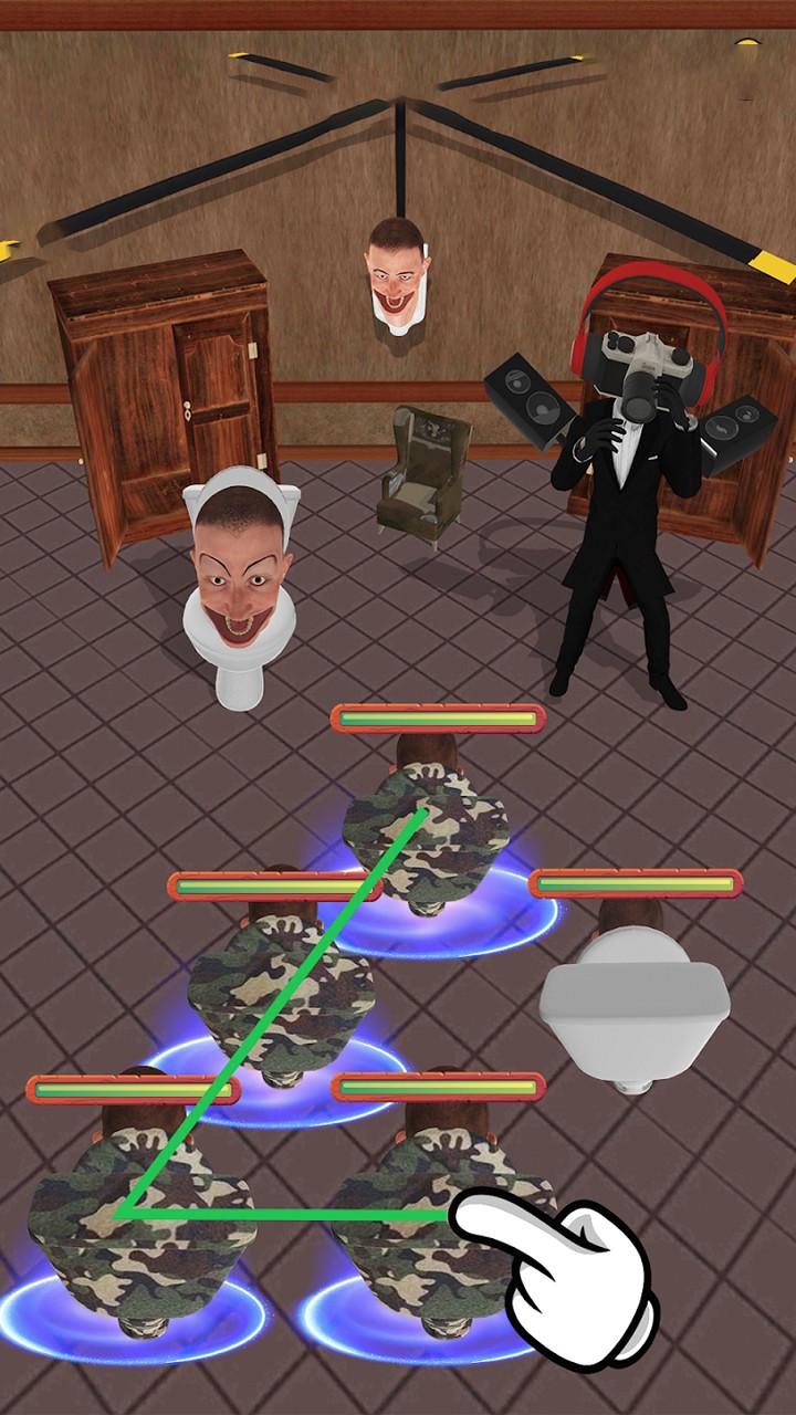 马桶人合并战争app