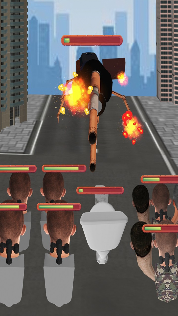 马桶人合并战争app