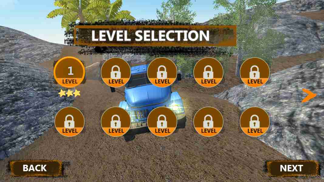 货运卡车越野驾驶