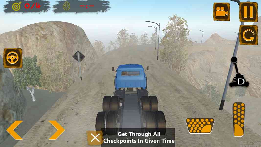 货运卡车越野驾驶