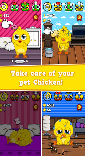 我的虚拟宠物小鸡游戏