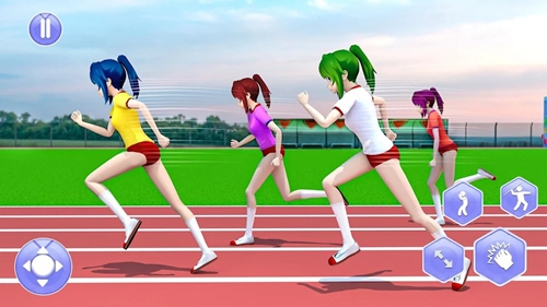 动漫女孩夏季运动会2024