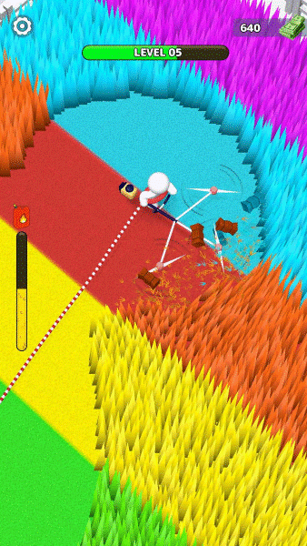 割草机草坪竞赛