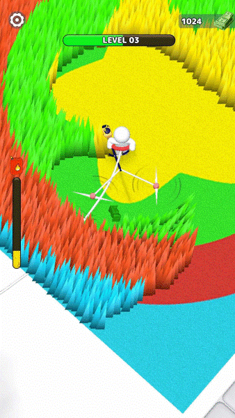 割草机草坪竞赛