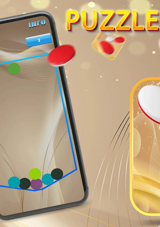 拼图泡泡颜色融合排序