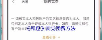 如何使用和包支付便捷缴纳党费