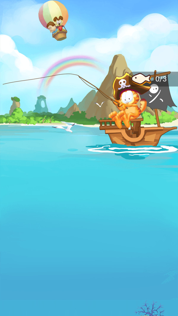 加菲猫钓鱼大师