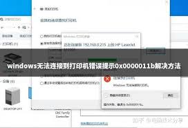 0x0000011b错误代码是什么原因导致的