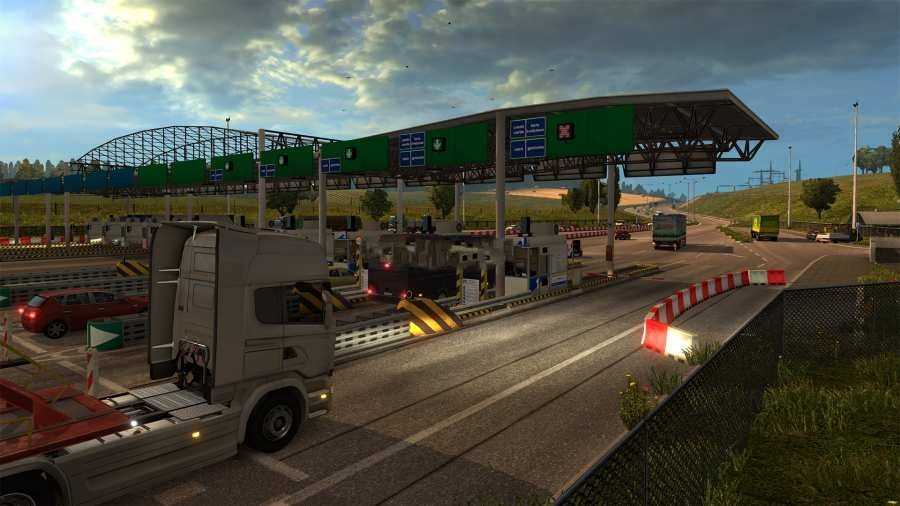 上坡欧洲卡车驾驶