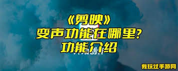 剪映如何使用变声功能