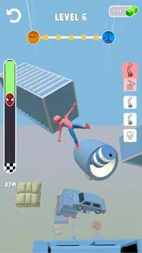 布娃娃坠落破坏