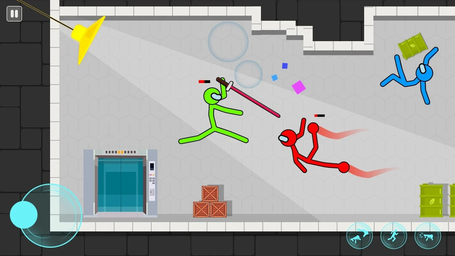 至尊火柴人格斗双人版