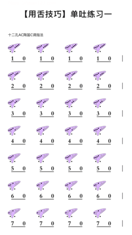 陶笛简谱专业版