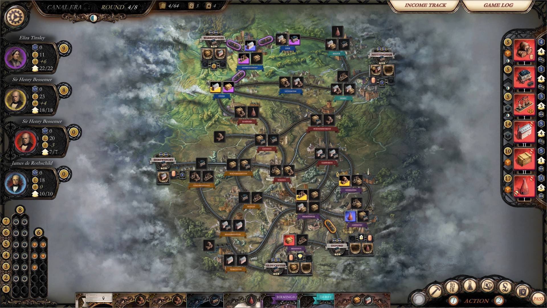 工业革命：伯明翰Brass: Birmingham