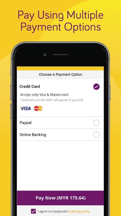 Easybook车票预订