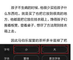 多看阅读如何调整字体大小