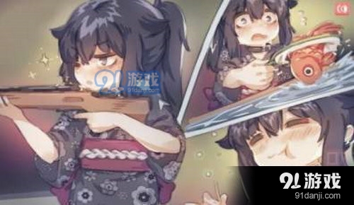 在阴暗房间中独孤少女