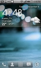 Digital clock weather