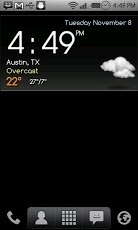 Digital clock weather