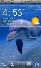 Digital clock weather