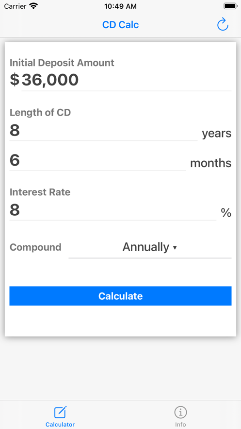 CDCalculator