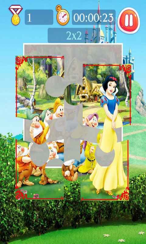 白雪公主儿童拼图